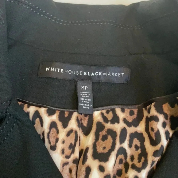 White House Black Market Double Breasted Cropped Blazer, women’s sz small Petite - Picture 6 of 14
